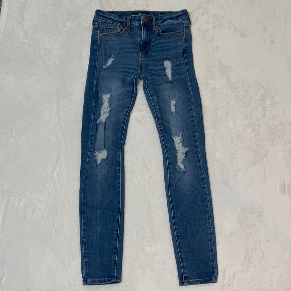 aero blue jeans worn less than 20 times in good condition